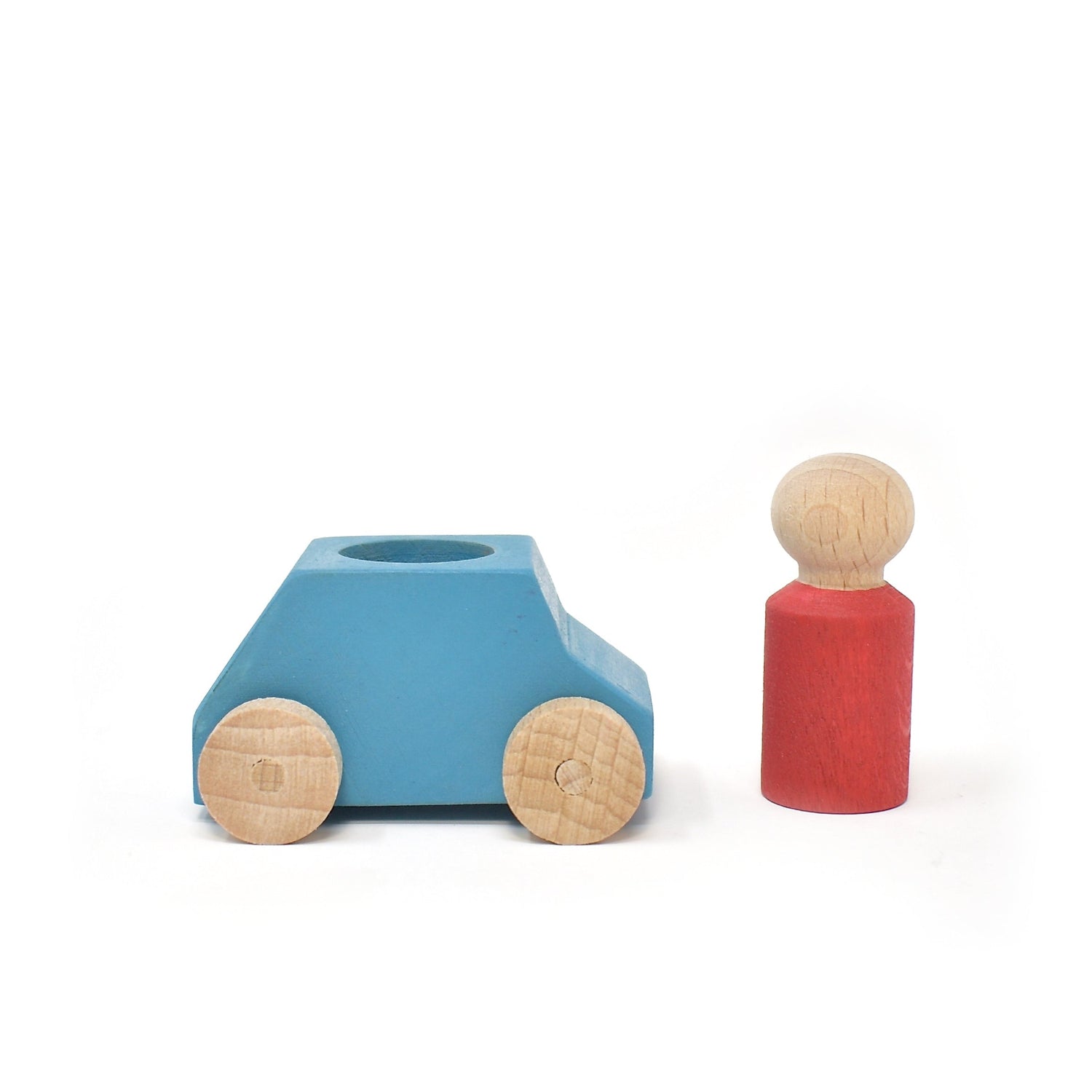 LUBULONA CAR Turquoise with Red Figure by LUBULONA - The Playful Collective