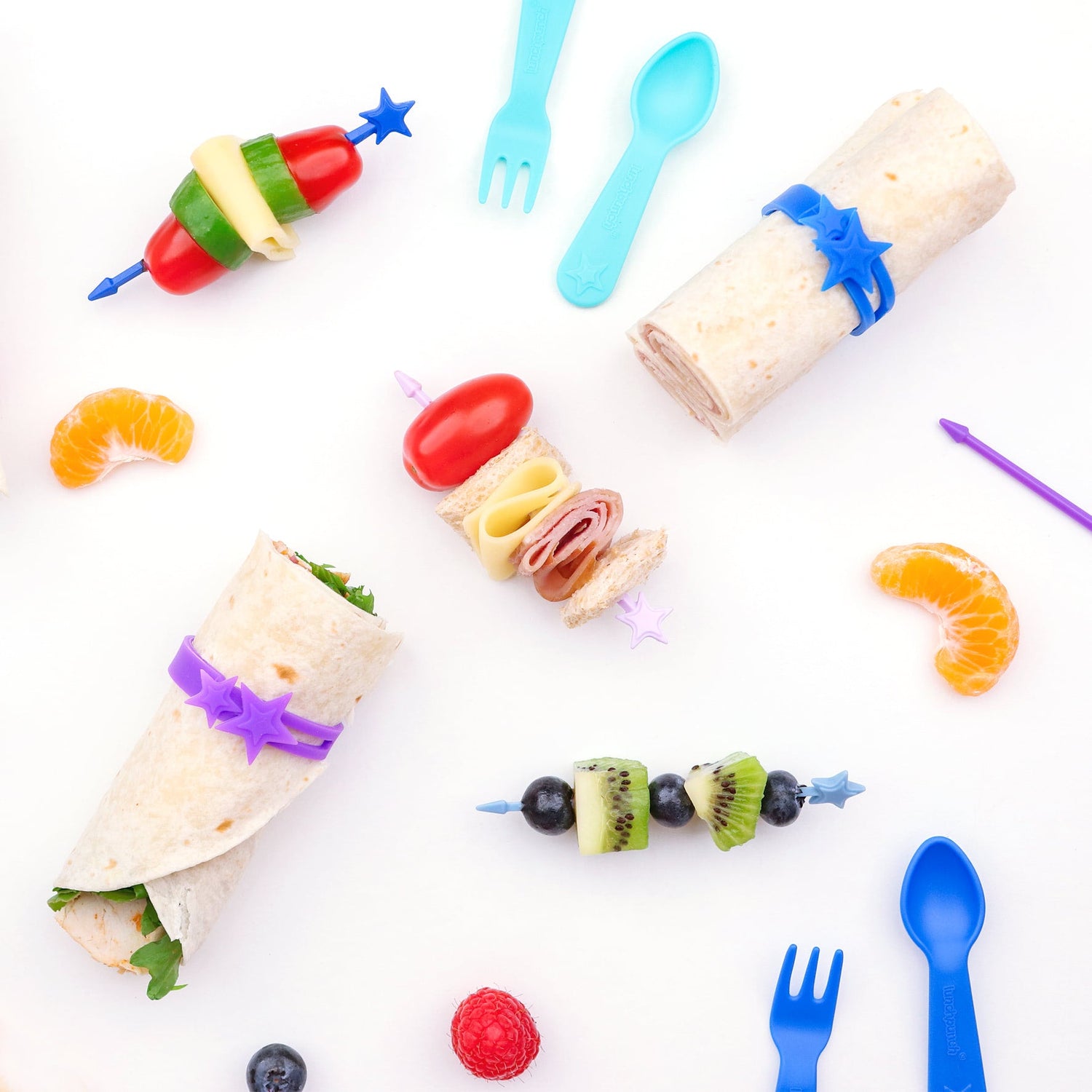 LUNCH PUNCH SILICONE WRAP BANDS - BLUE by LUNCH PUNCH - The Playful Collective
