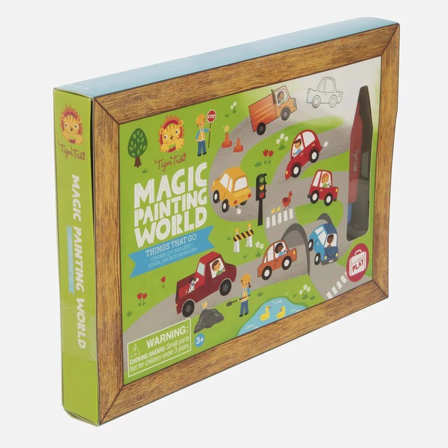 MAGIC PAINTING WORLD - THINGS THAT GO *PRE-ORDER* by TIGER TRIBE - The Playful Collective