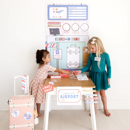 MAGIC PLAYBOOK | PRETEND PLAY AIRPORT INSPIRED PLAY KIT by MAGIC PLAYBOOK - The Playful Collective