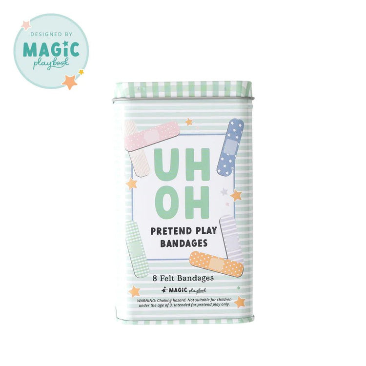 MAGIC PLAYBOOK | PRETEND PLAY BANDAGES & BANDAID TIN by MAGIC PLAYBOOK - The Playful Collective