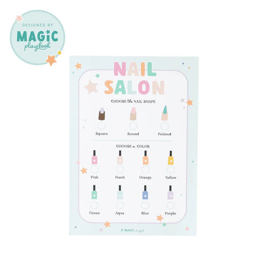 MAGIC PLAYBOOK | PRETEND PLAY NAIL SALON NOTEPAD by MAGIC PLAYBOOK - The Playful Collective