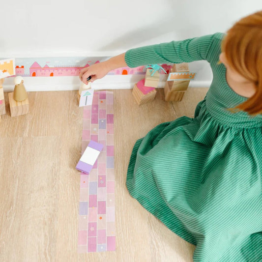 MAGIC PLAYBOOK | PRETEND PLAY PINK BRICK SCENE TAPE by MAGIC PLAYBOOK - The Playful Collective