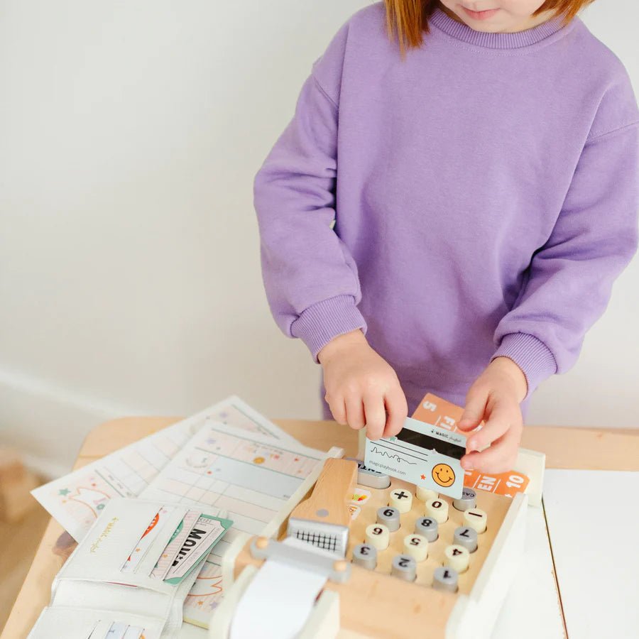 MAGIC PLAYBOOK | PRETEND PLAY WALLET & CREDIT CARD SET by MAGIC PLAYBOOK - The Playful Collective