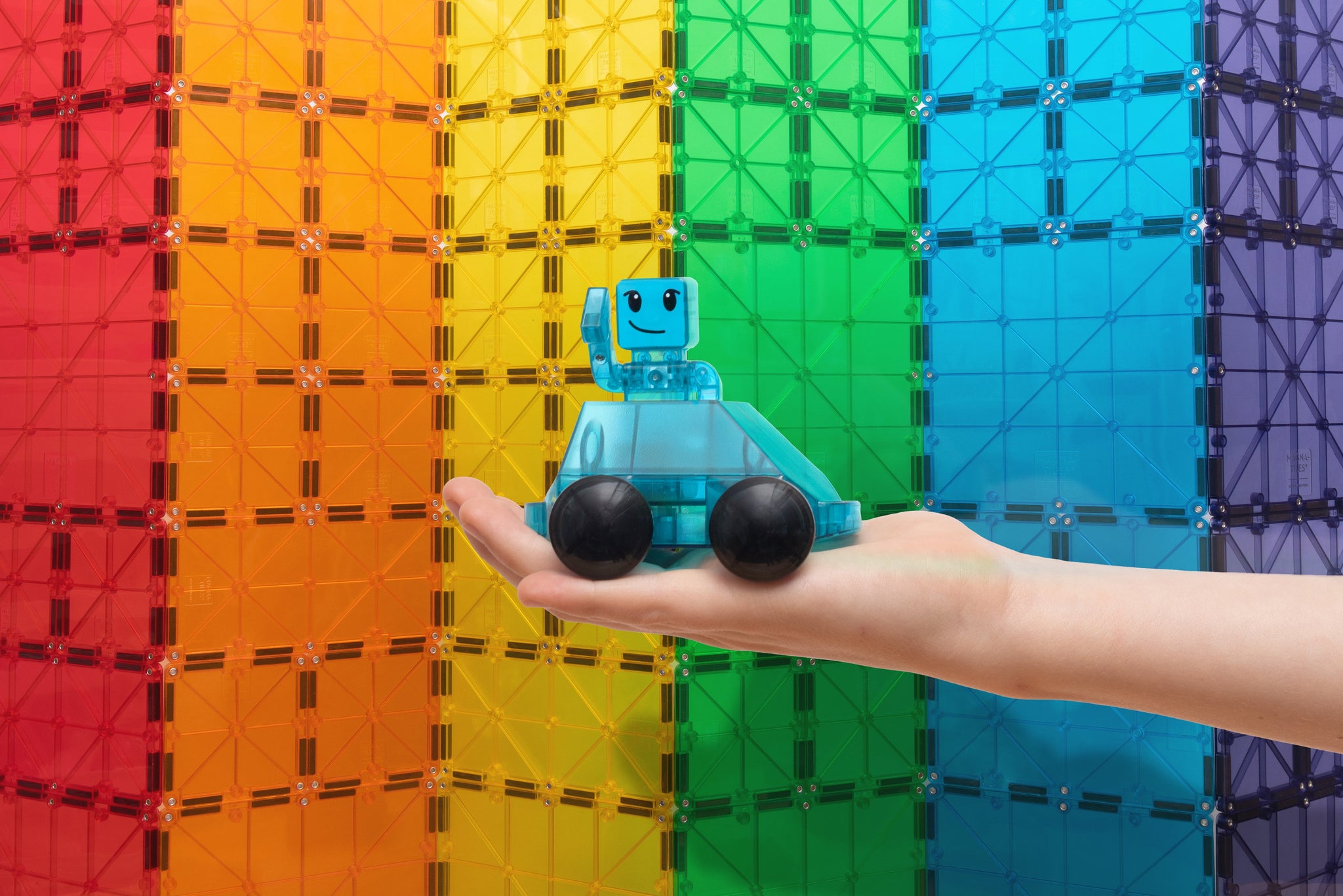 Magna-Tiles Dashers Set De 6 Piezas – Vehículos Magnéticos De Colores Para Construir Y Jugar, Ideal Para Niños De 3 Años O Más, Desarrolla La Creatividad Y Motricidad