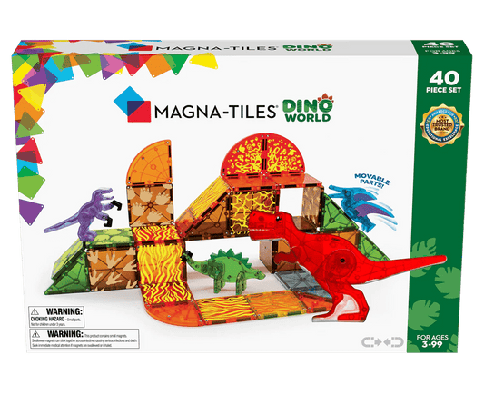 MAGNA-TILES | DINO WORLD - 40 PIECE SET *COMING SOON* by MAGNA-TILES - The Playful Collective