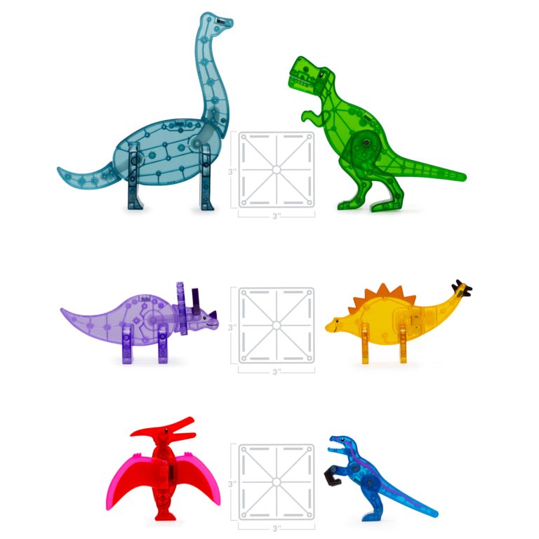 MAGNA-TILES | DINO WORLD XL - 50 PIECE SET *COMING SOON* by MAGNA-TILES - The Playful Collective
