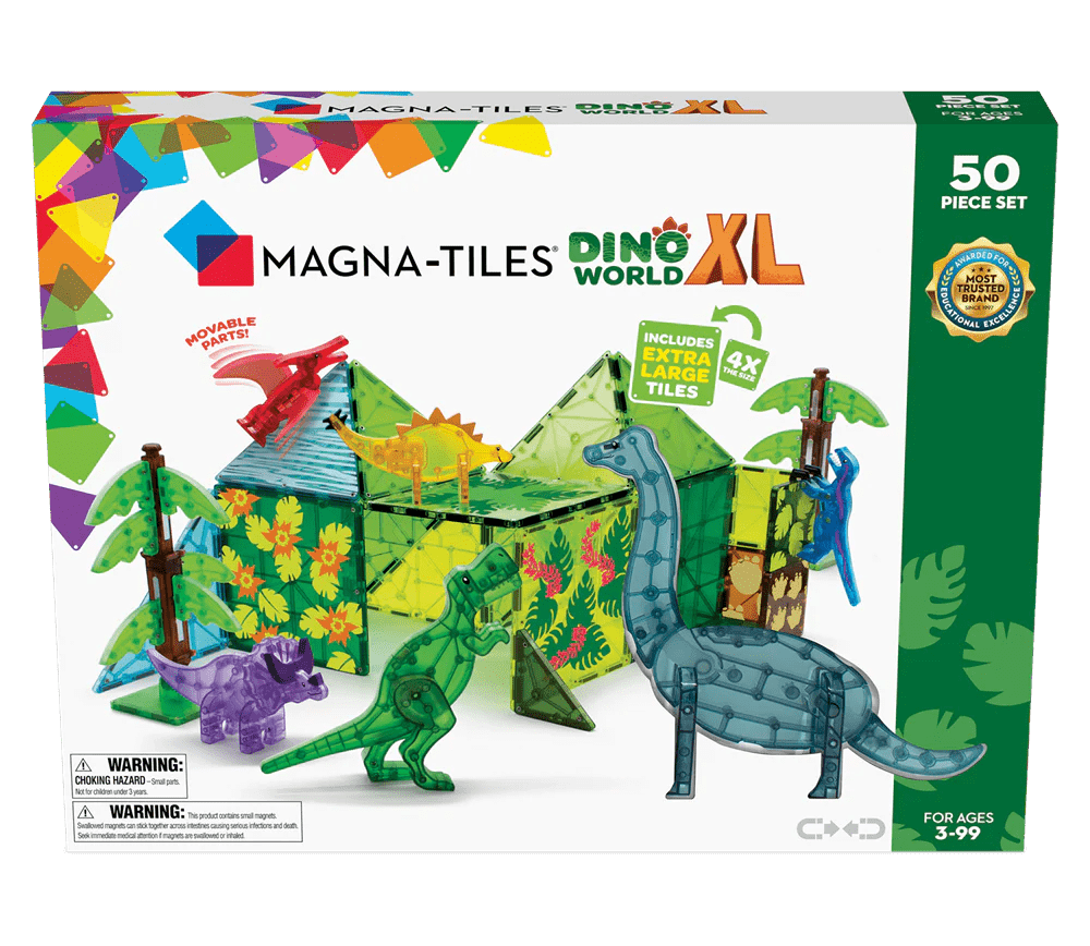 MAGNA-TILES | DINO WORLD XL - 50 PIECE SET *COMING SOON* by MAGNA-TILES - The Playful Collective