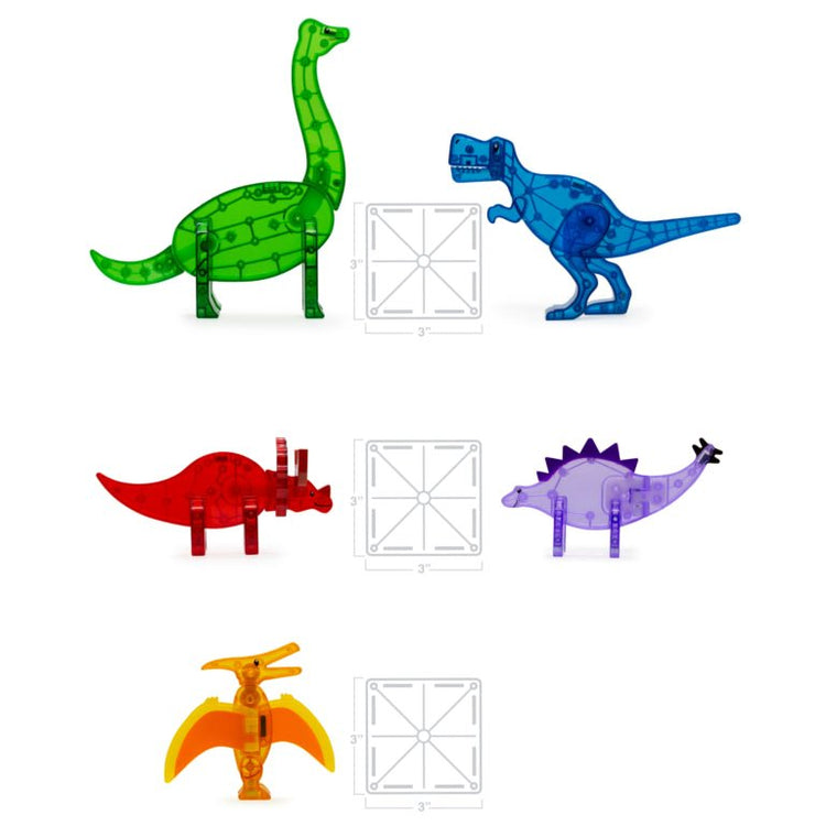 MAGNA-TILES | DINOS - 5 PIECE SET *COMING SOON* by MAGNA-TILES - The Playful Collective