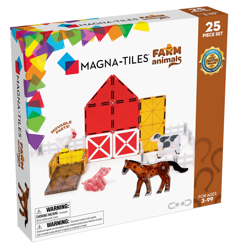 MAGNA-TILES | FARM ANIMALS - 25 PIECE SET *COMING SOON* by MAGNA-TILES - The Playful Collective