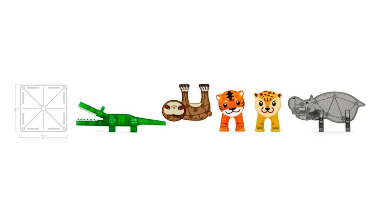 MAGNA-TILES | JUNGLE ANIMALS - 25 PIECE SET *COMING SOON* by MAGNA-TILES - The Playful Collective