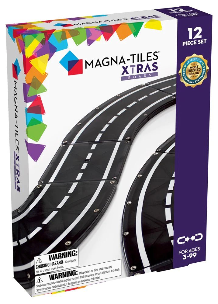 MAGNA-TILES | XTRAS ROADS - 12 PIECE SET *COMING SOON* by MAGNA-TILES - The Playful Collective