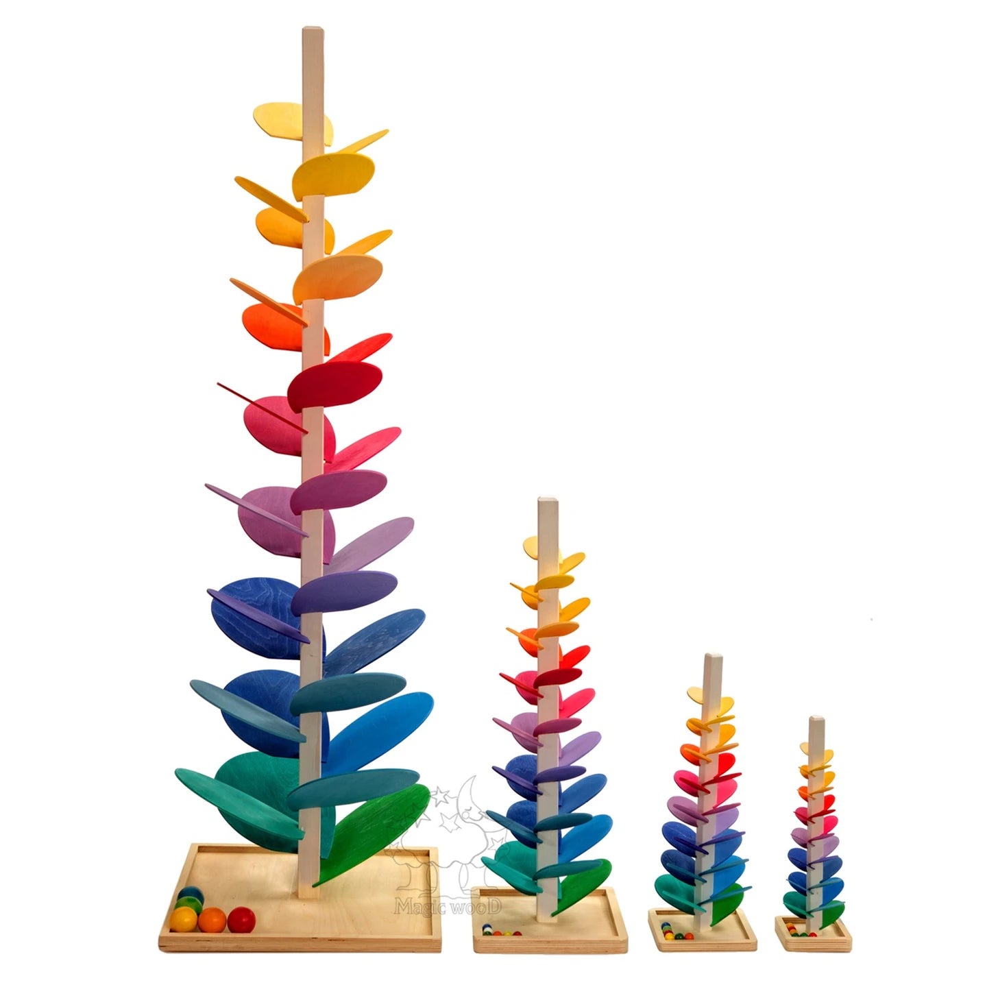 MARBLE SOUNDING TREE Medium (47cm) by MAGIC WOOD - The Playful Collective
