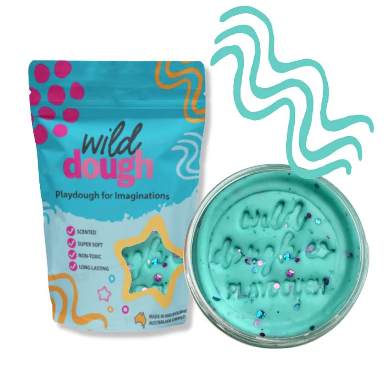 MERMAID MINT PLAYDOUGH by WILD DOUGH CO - The Playful Collective