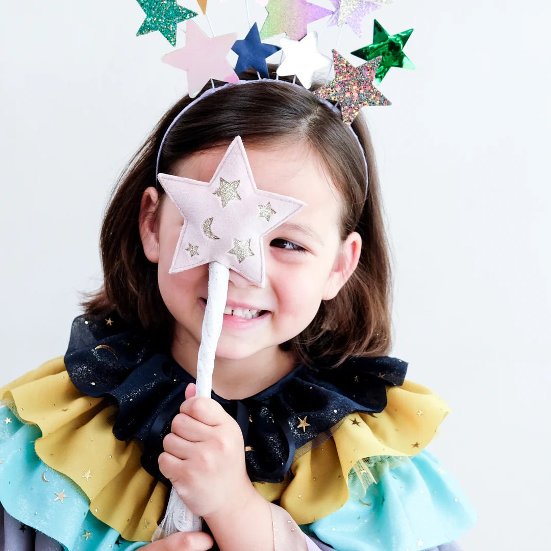 MIMI & LULA | LUXE PRINCESS STARS AND MOON VELVET WAND *PRE-ORDER* by MIMI & LULA - The Playful Collective