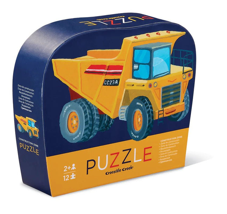 MINI PUZZLE 12 PC - CONSTRUCTION by CROCODILE CREEK - The Playful Collective