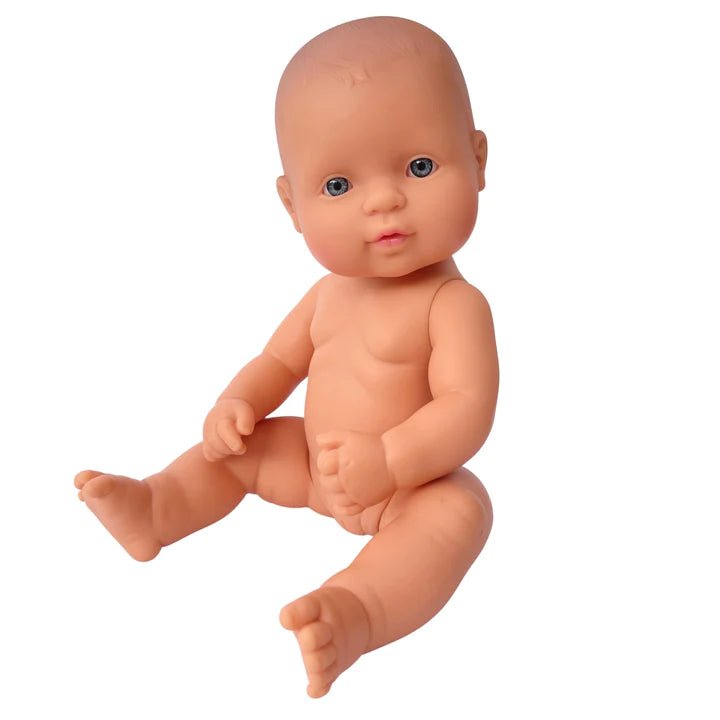 MINILAND EDUCATIONAL DOLLS | ANATOMICALLY CORRECT BABY DOLL | CAUCASIAN GIRL 32CM by MINILAND EDUCATIONAL DOLLS - The Playful Collective