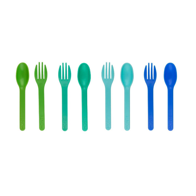 MONTIICO OUT & ABOUT CUTLERY SET Strawberry by MONTIICO - The Playful Collective