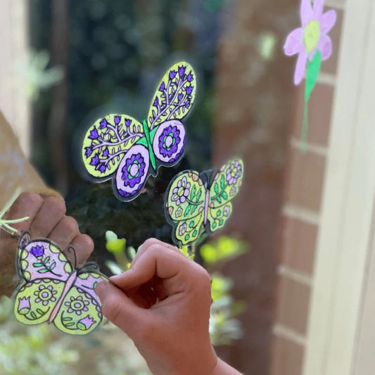 MOVEABLE WINDOW ART - BUTTERFLIES *PRE-ORDER* by TIGER TRIBE - The Playful Collective