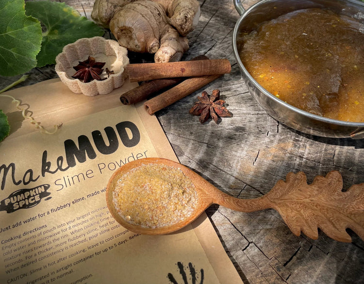 MUDDLY PUDDLY LABORATORIES | MAKEMUD SLIME POWDER - PUMPKIN SPICE *LIMITED EDITION* by MUDDLY PUDDLY LABORATORY - The Playful Collective