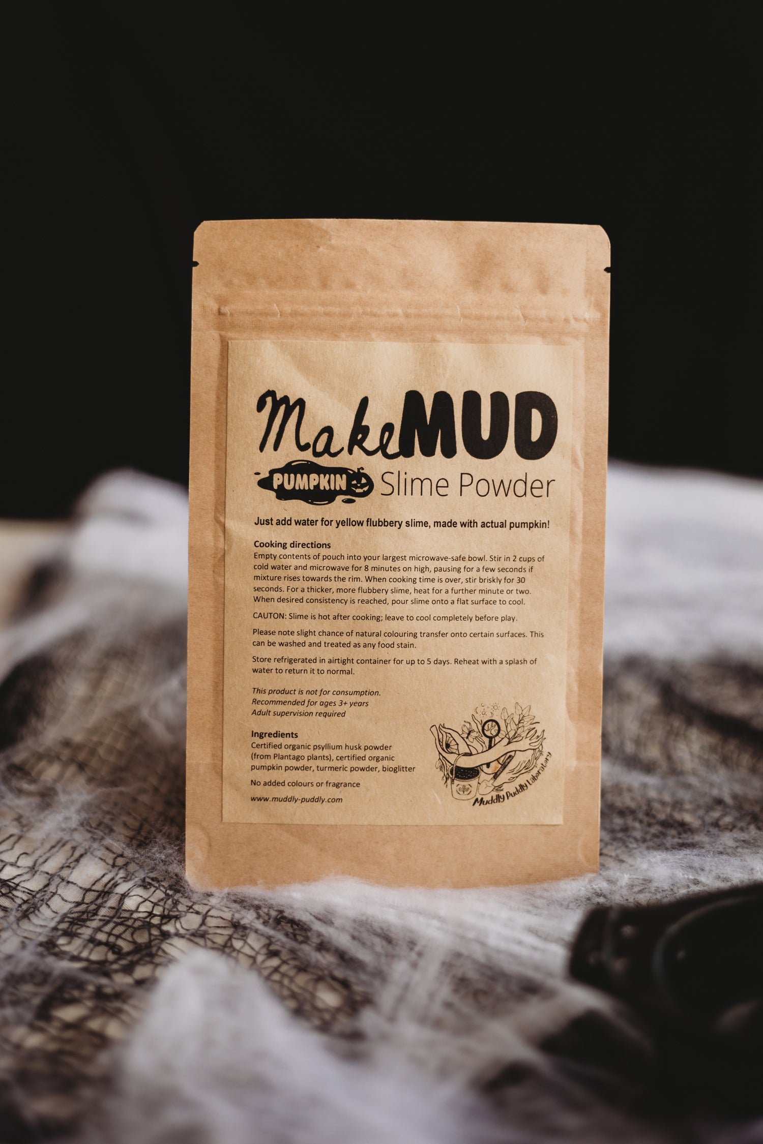 MUDDLY PUDDLY LABORATORY | MAKEMUD SLIME POWDER - PUMPKIN SPICE *HALLOWEEN LIMITED EDITION* by MUDDLY PUDDLY LABORATORY - The Playful Collective