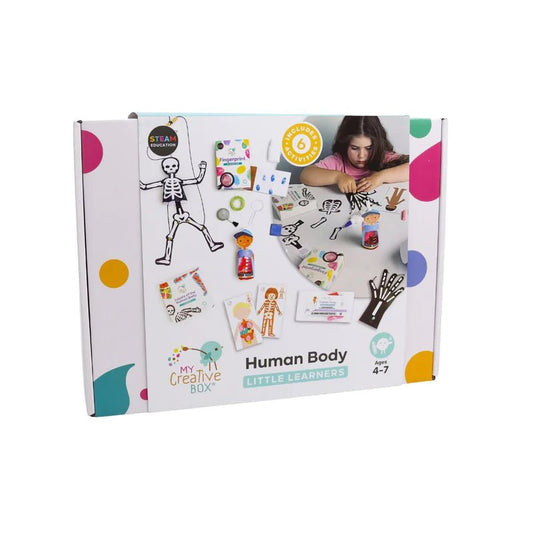 MY CREATIVE BOX - LITTLE LEARNERS HUMAN BODY CREATIVE BOX by MY CREATIVE BOX - The Playful Collective