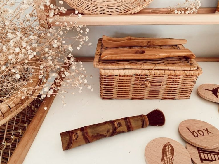 NATURAL BAMBOO FINE MOTOR TOOLS SET by EXPLORE NOOK - The Playful Collective