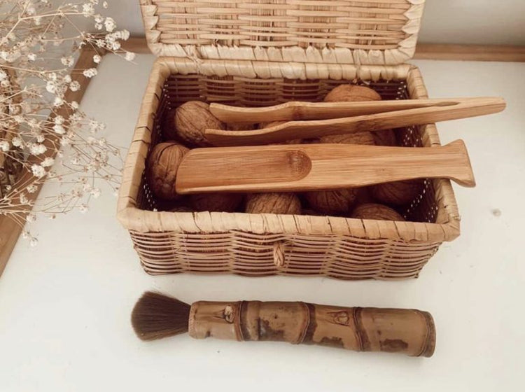 NATURAL BAMBOO FINE MOTOR TOOLS SET by EXPLORE NOOK - The Playful Collective