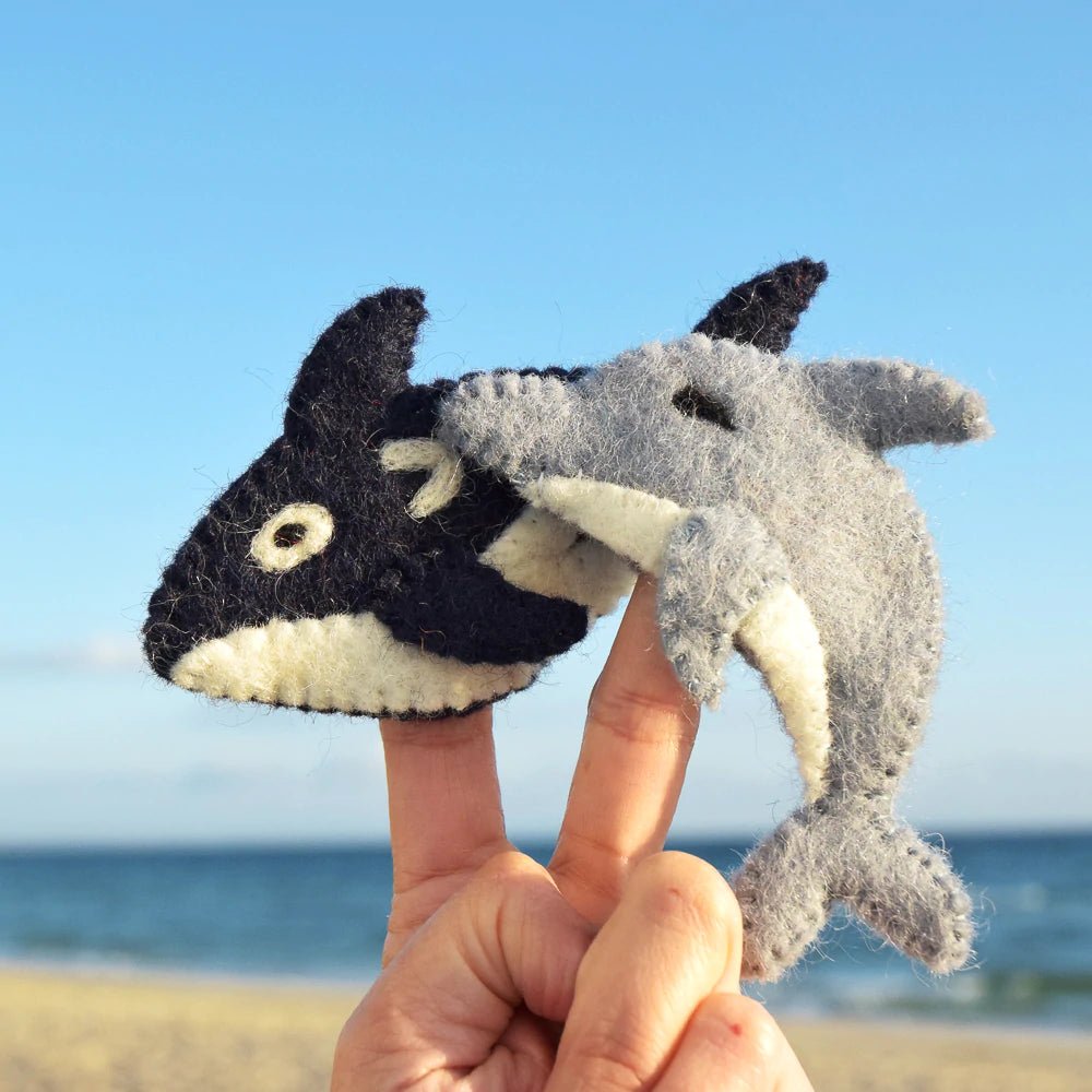 OCEAN AND SEA CREATURES (B) FINGER PUPPET SET by TARA TREASURES - The Playful Collective