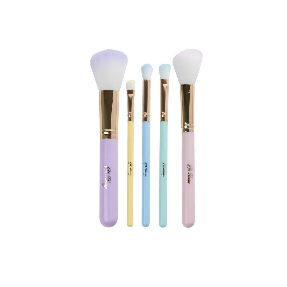 OH FLOSSY | 5-PIECE RAINBOW MAKEUP BRUSH SET by OH FLOSSY - The Playful Collective