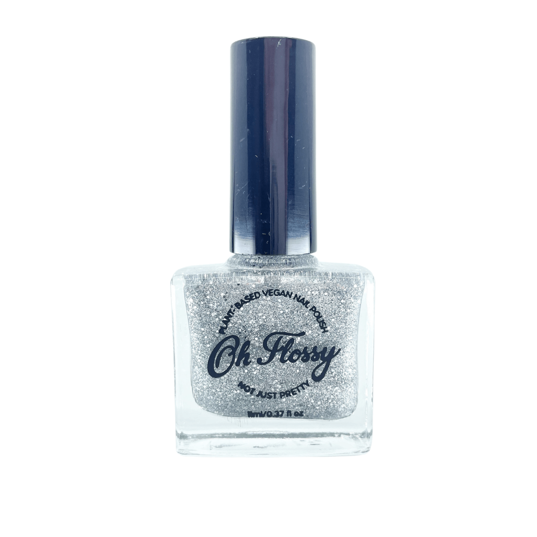 OH FLOSSY NAIL POLISH AUTHENTIC - SILVER GLITTER by OH FLOSSY - The Playful Collective
