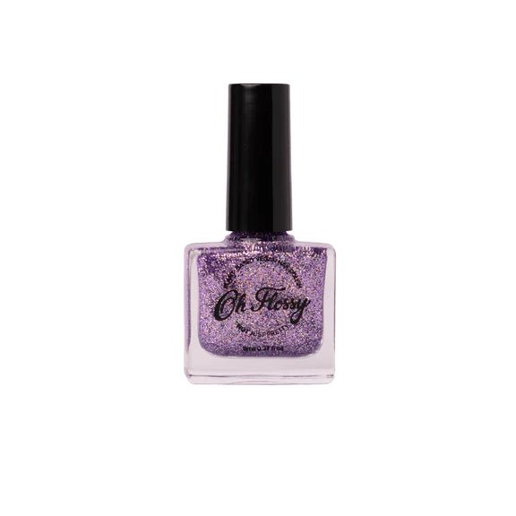 OH FLOSSY NAIL POLISH CONFIDENT - PURPLE GLITTER by OH FLOSSY - The Playful Collective