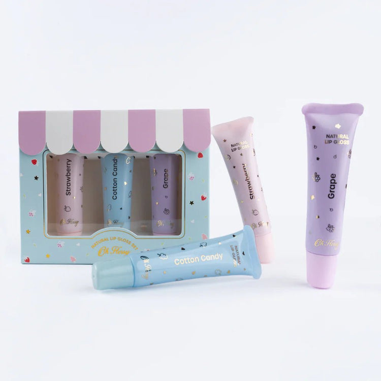OH FLOSSY | NATURAL LIP GLOSS SET *PRE-ORDER* by OH FLOSSY - The Playful Collective