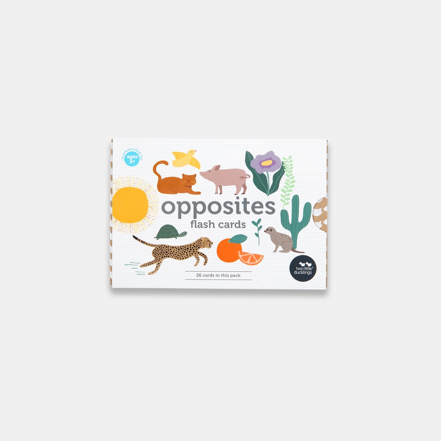 OPPOSITES FLASH CARDS by TWO LITTLE DUCKLINGS - The Playful Collective