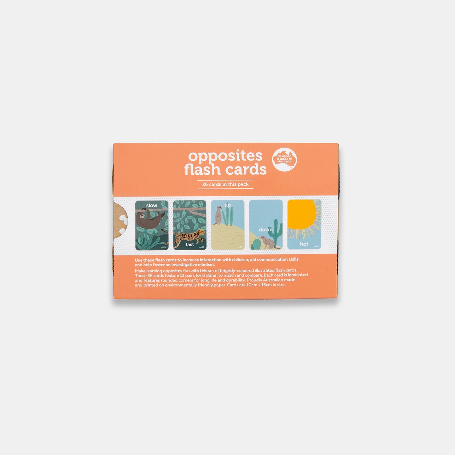 OPPOSITES FLASH CARDS by TWO LITTLE DUCKLINGS - The Playful Collective