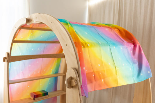 PLAY SILKIES | GIANT PLAY SILK - RAINBOW by PLAY SILKIES - The Playful Collective