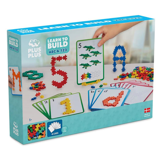 PLUS-PLUS | LEARN TO BUILD - ABC & 123 by PLUS-PLUS - The Playful Collective