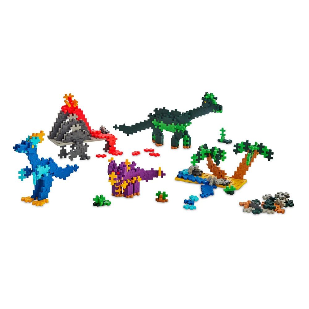 PLUS-PLUS | LEARN TO BUILD - DINOSAURS 500PCS by PLUS-PLUS - The Playful Collective