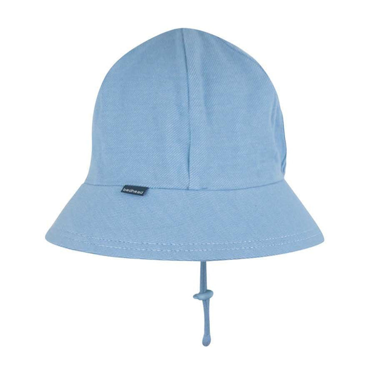 PONYTAIL BUCKET SUN HAT - CHAMBRAY 2-3 years / 52cm / L by BEDHEAD HATS - The Playful Collective