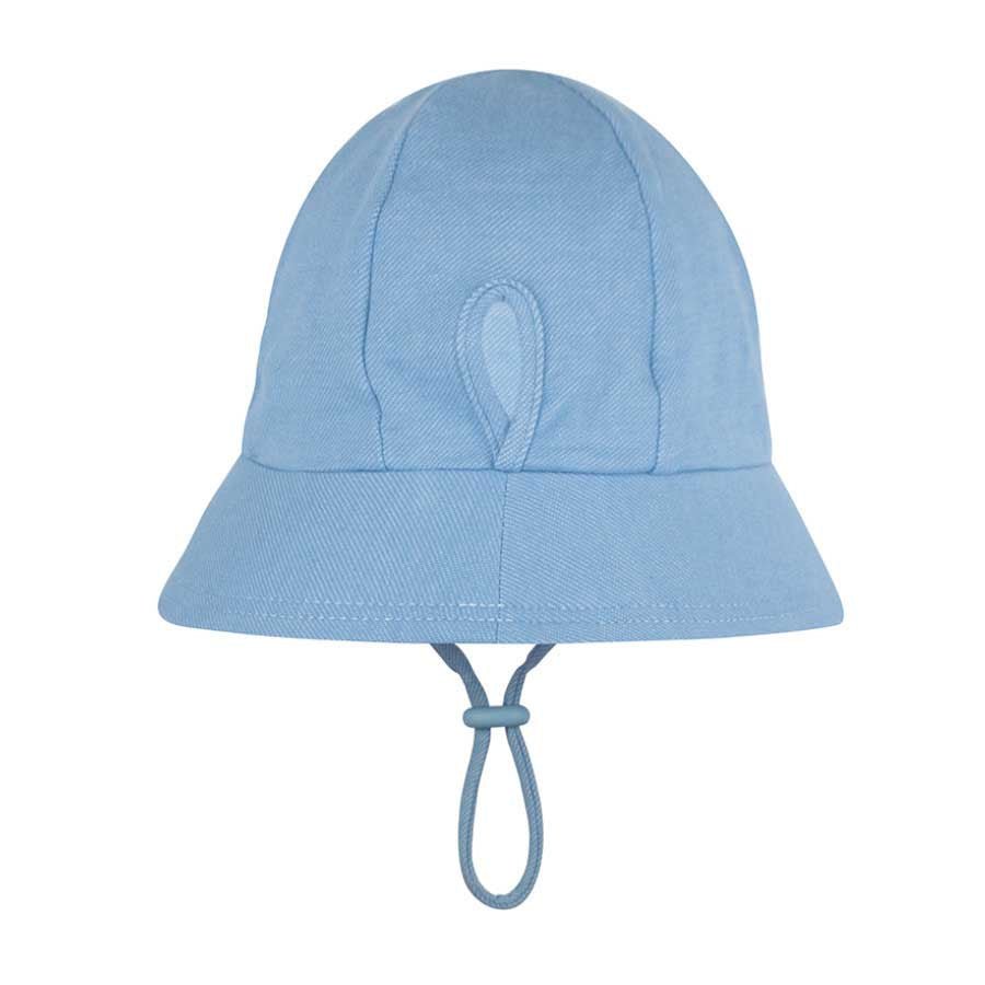 PONYTAIL BUCKET SUN HAT - CHAMBRAY 2-3 years / 52cm / L by BEDHEAD HATS - The Playful Collective