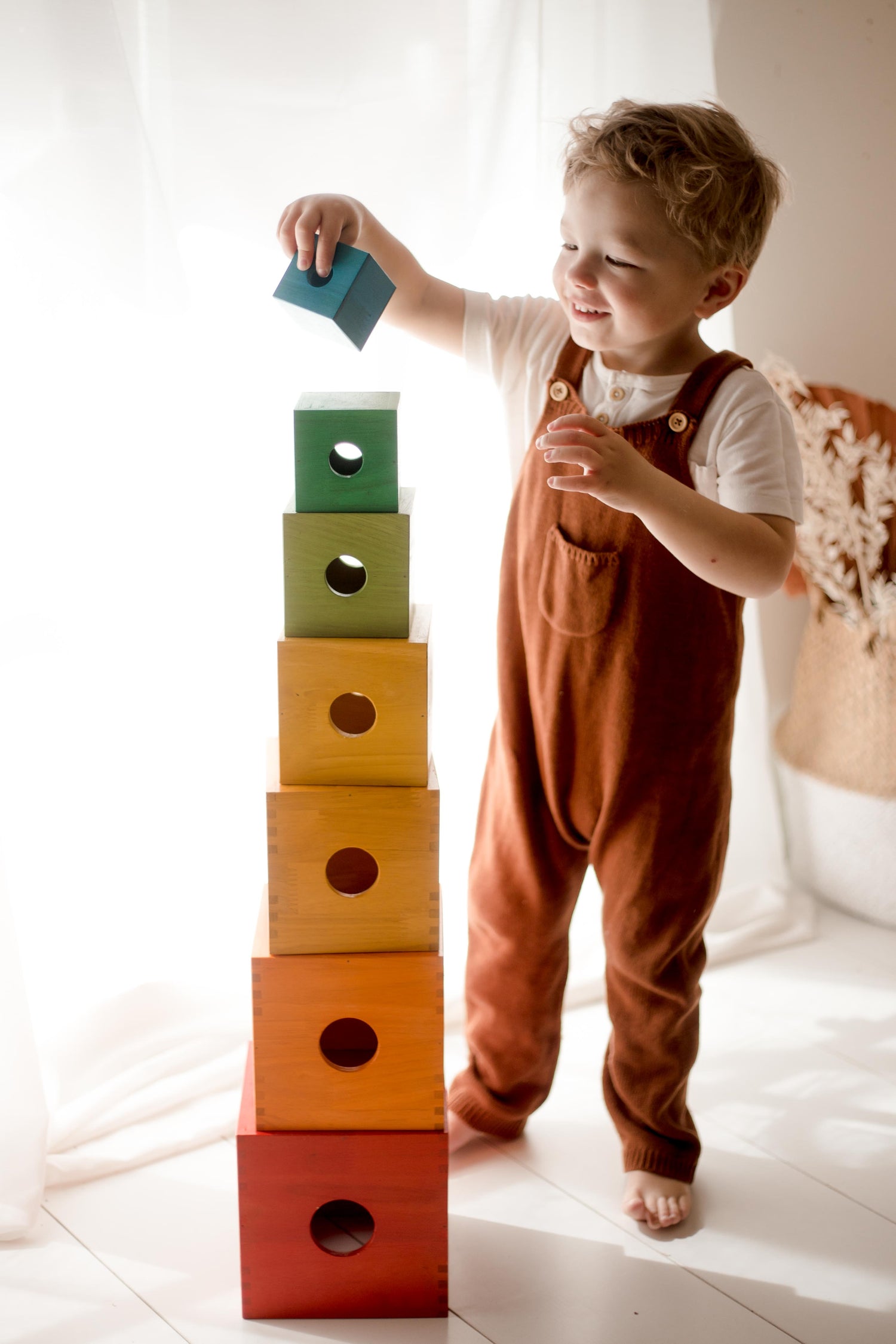 RAINBOW NESTING BOXES - PREORDER by QTOYS - The Playful Collective