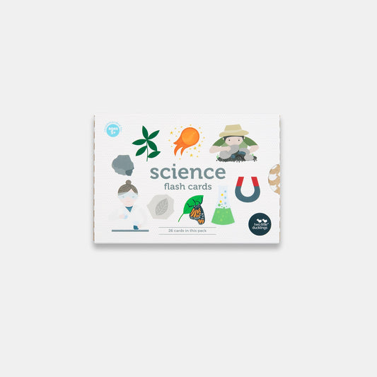 SCIENCE FLASH CARDS by TWO LITTLE DUCKLINGS - The Playful Collective