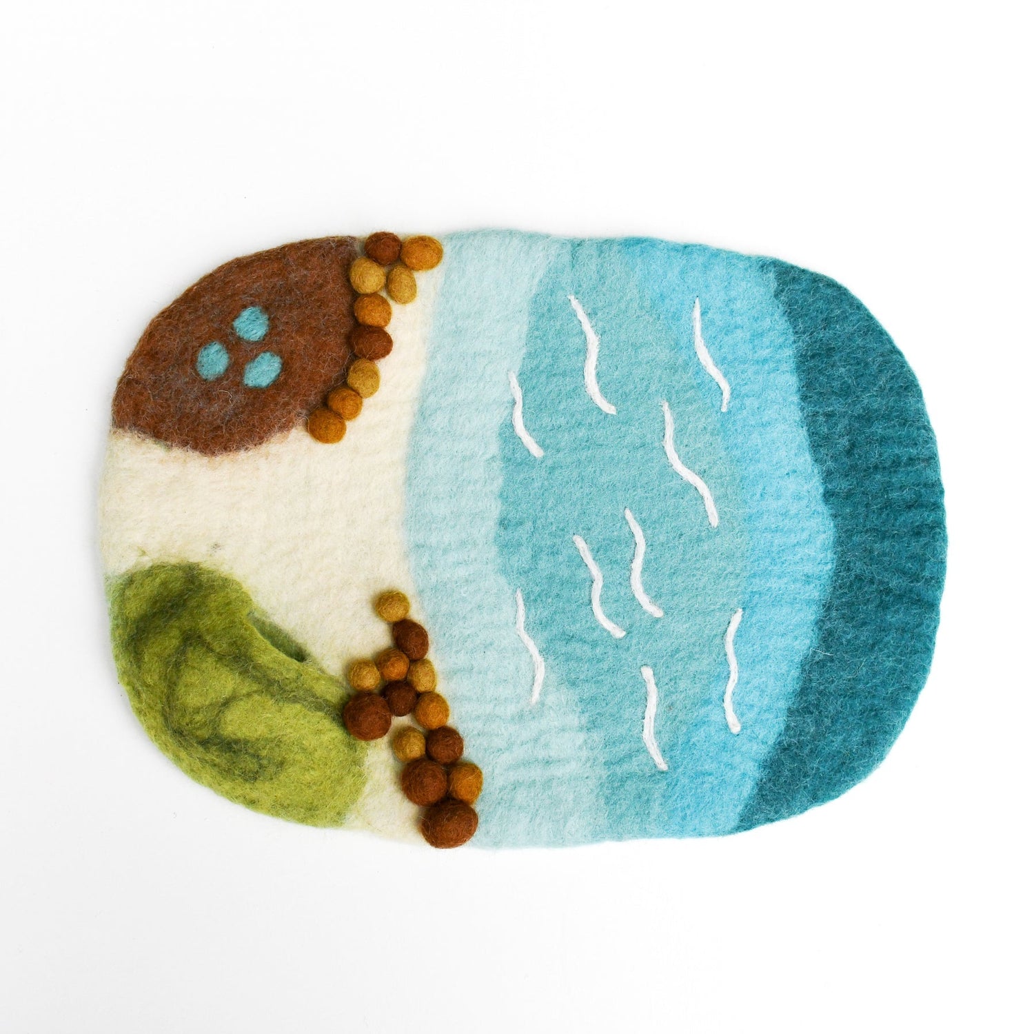 SEA, BEACH AND ROCKPOOL PLAY MAT PLAYSCAPE by TARA TREASURES - The Playful Collective