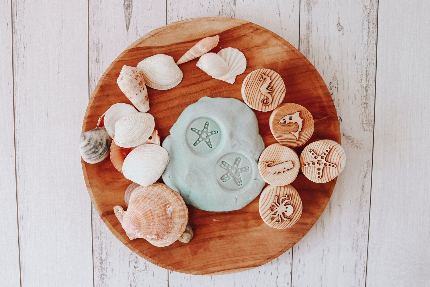 SEA CREATURES PLAYDOUGH STAMPS by BEADIE BUG PLAY - The Playful Collective