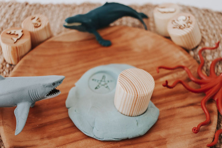 SEA CREATURES PLAYDOUGH STAMPS by BEADIE BUG PLAY - The Playful Collective