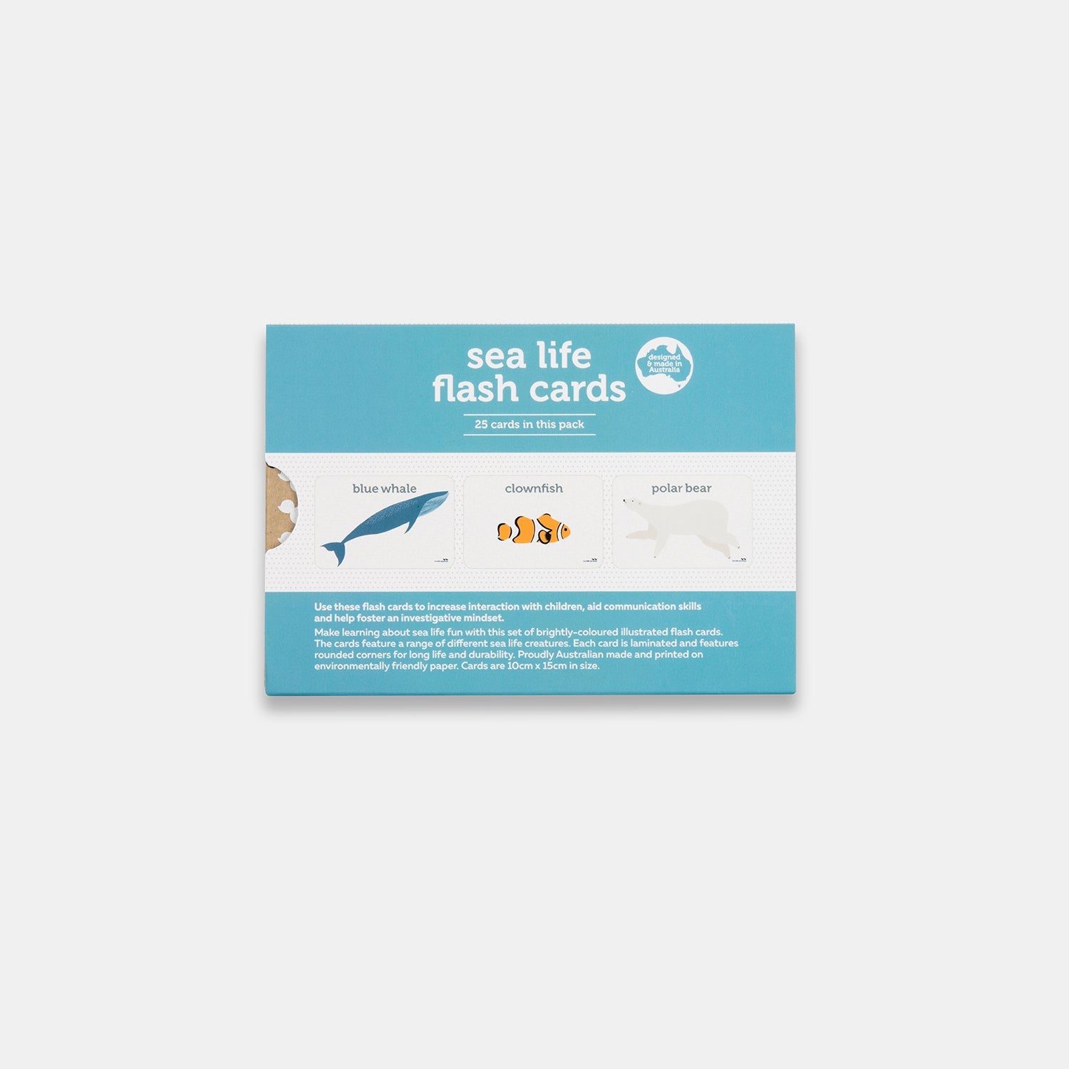 SEA LIFE FLASH CARDS by TWO LITTLE DUCKLINGS - The Playful Collective