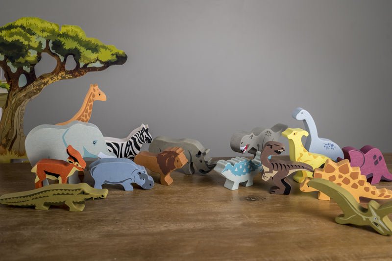 SET OF 8 DINOSAURS by TENDER LEAF TOYS - The Playful Collective