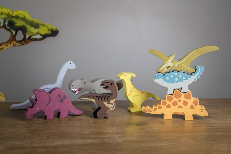 SET OF 8 DINOSAURS by TENDER LEAF TOYS - The Playful Collective