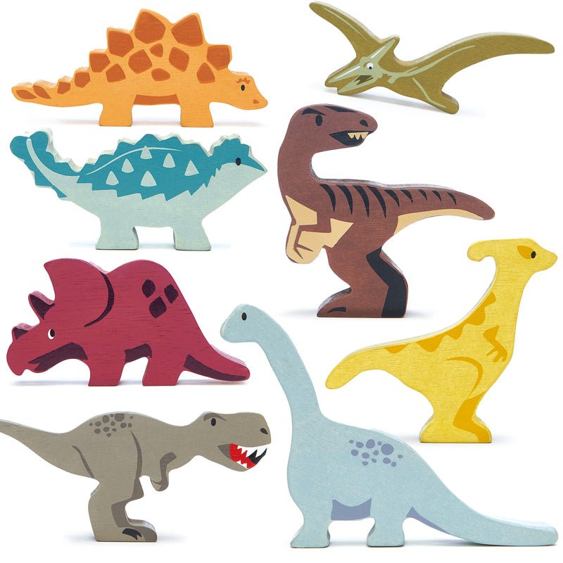 SET OF 8 DINOSAURS by TENDER LEAF TOYS - The Playful Collective