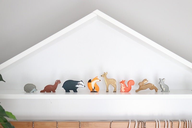 SET OF 8 WOODLAND ANIMALS by TENDER LEAF TOYS - The Playful Collective